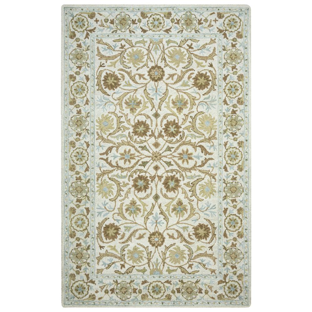 Crypt Blue 3' x 5' Hand-Tufted Rug- CY1000. Picture 3