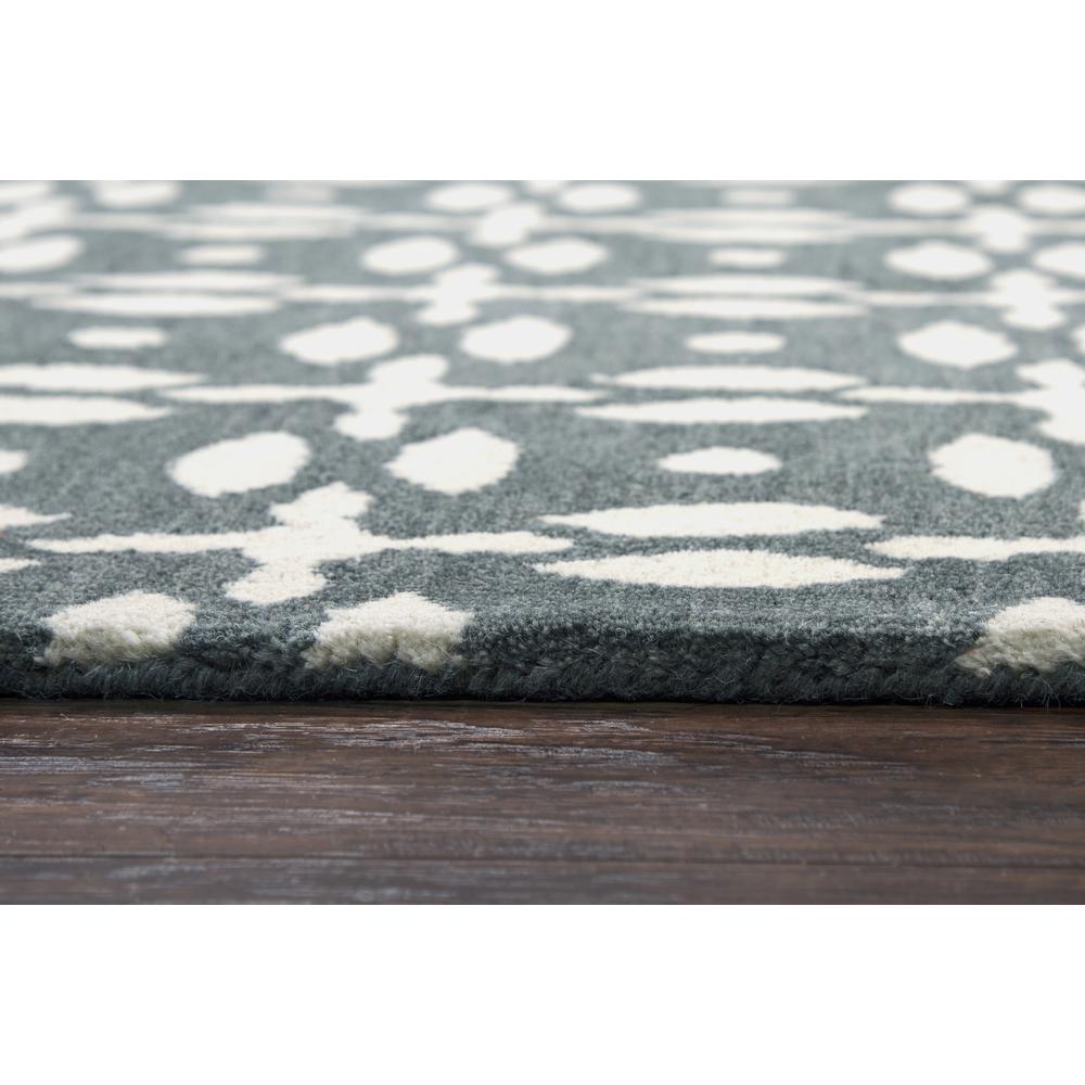 Holland Gray 3' x 5' Hand-Tufted Rug- HO1001. Picture 4