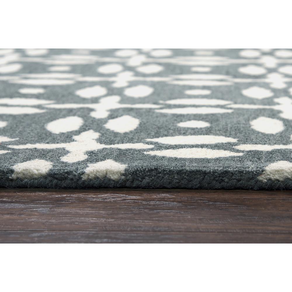 Holland Gray 3' x 5' Hand-Tufted Rug- HO1001. Picture 11