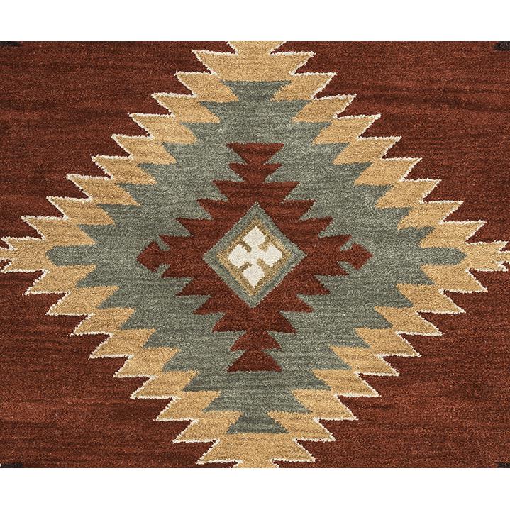 Ryder Red 3' x 5' Hand-Tufted Rug- RY1000. Picture 9