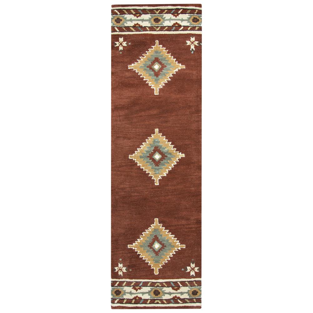 Ryder Red 3' x 5' Hand-Tufted Rug- RY1000. Picture 7