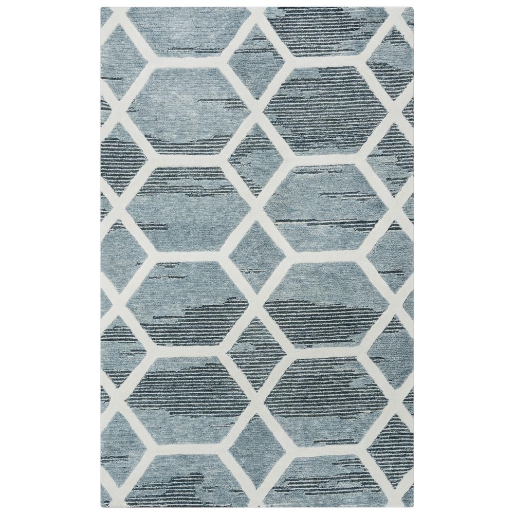 Honey Gray 7'6"X9'6" Hand-Tufted Rug- 001102. Picture 4