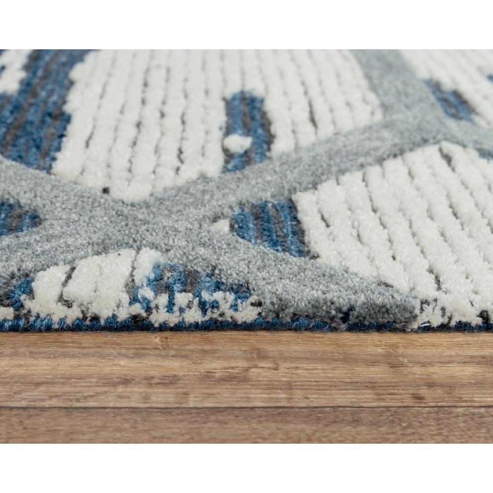 Honey BLUE 7'6"X9'6" Hand-Tufted Rug- 001103. Picture 5