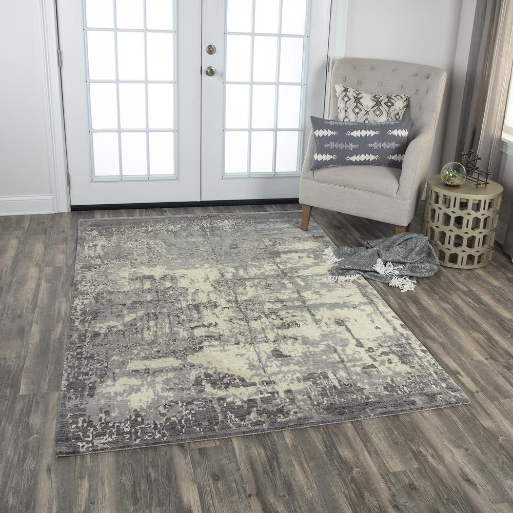 Radiant Gray 9' x 12' Hybrid Rug- 004110. Picture 15