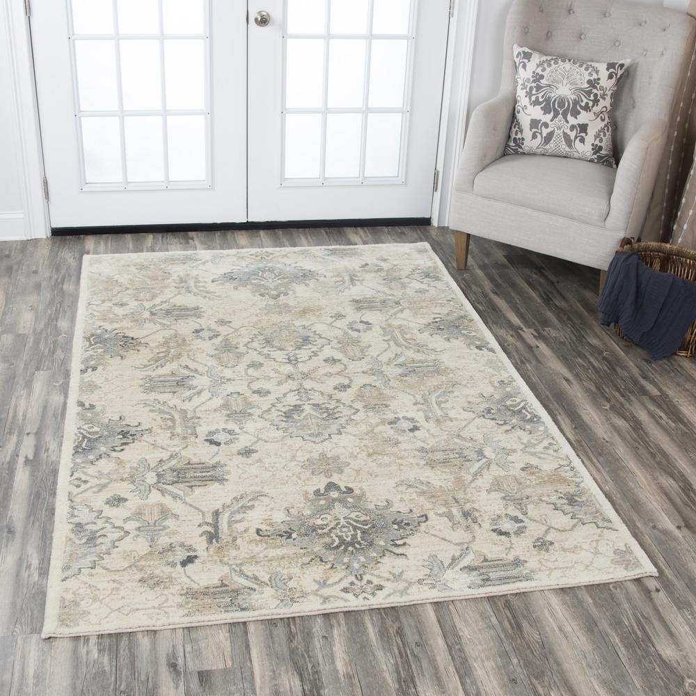 Hybrid Cut Pile Wool Rug, 2'6" x 10'. Picture 2