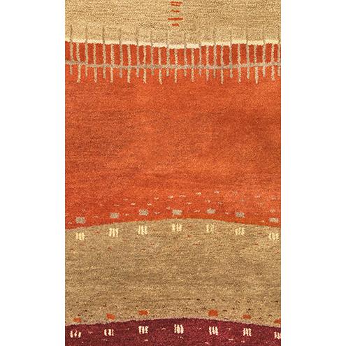 Hand Tufted Cut Pile Wool Rug, 5' x 8'. Picture 7