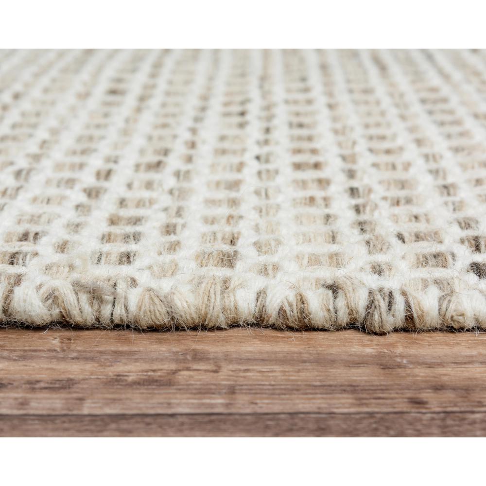 Hand Woven Loop Pile Wool Rug, 7'6" x 9'6". Picture 6