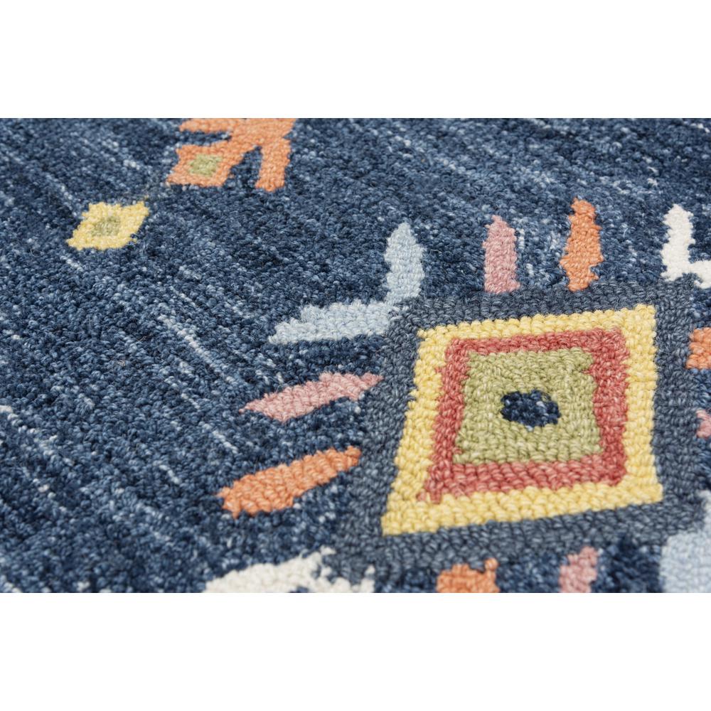 Hand Tufted Loop Pile Wool/ Polyester Internet Rug , 7'9" x 9'9". Picture 4
