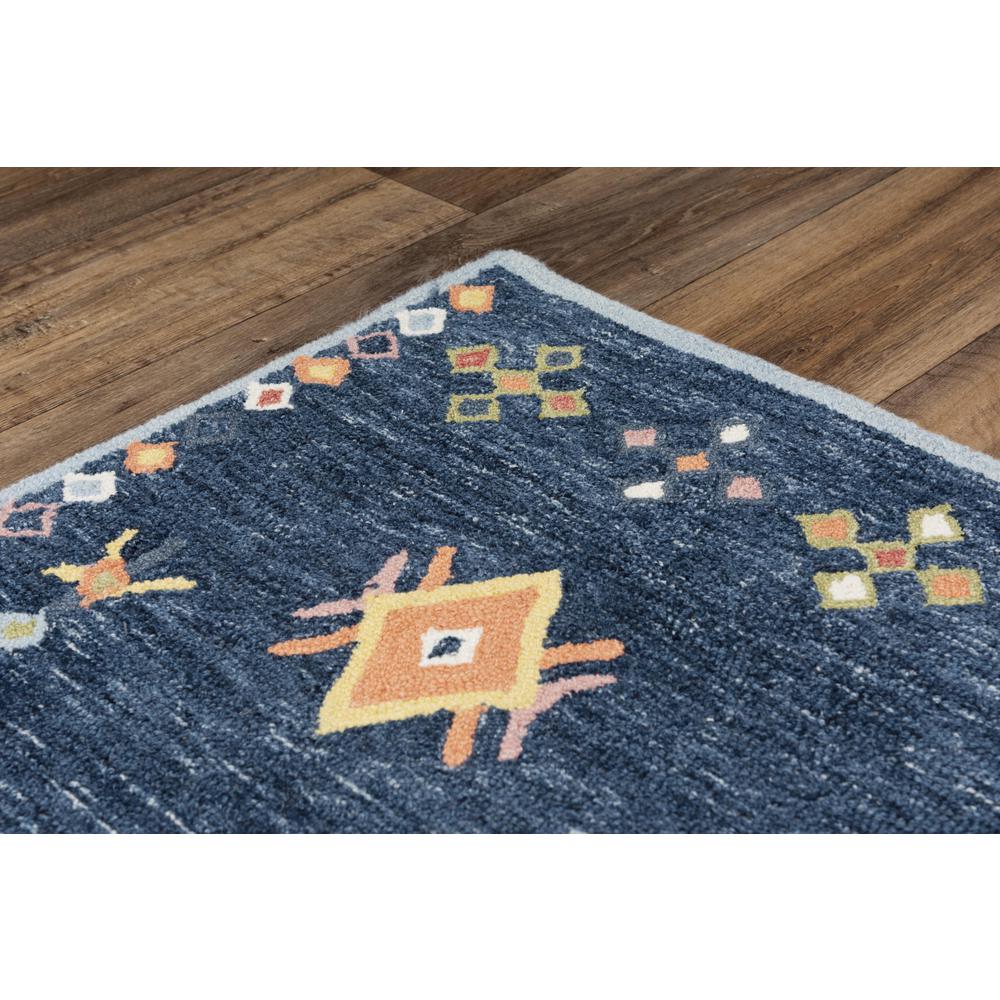 Hand Tufted Loop Pile Wool/ Polyester Internet Rug , 7'9" x 9'9". Picture 5