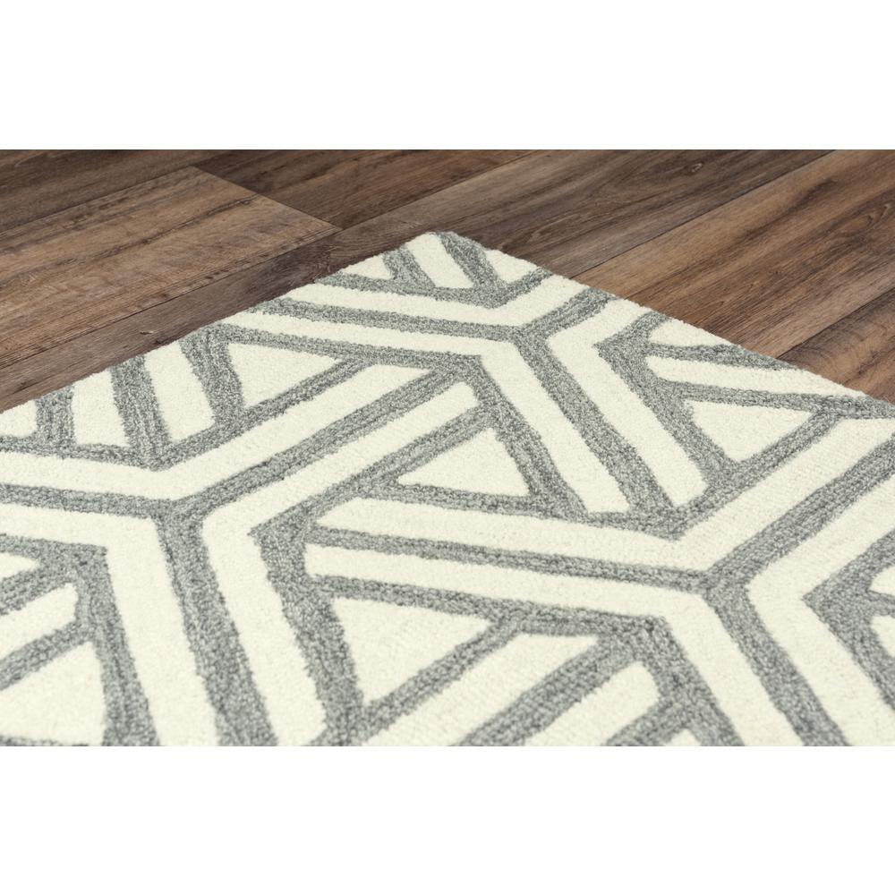 Ellis Gray 7'9"X9'9" Tufted Internet Rug , Gray (A04A0410233377999). Picture 3