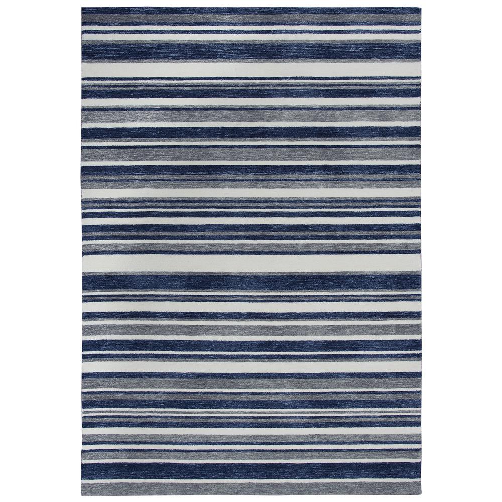 Bermuda Blue 8'6"X11'6" Hand-Tufted Rug- BMD102. Picture 21