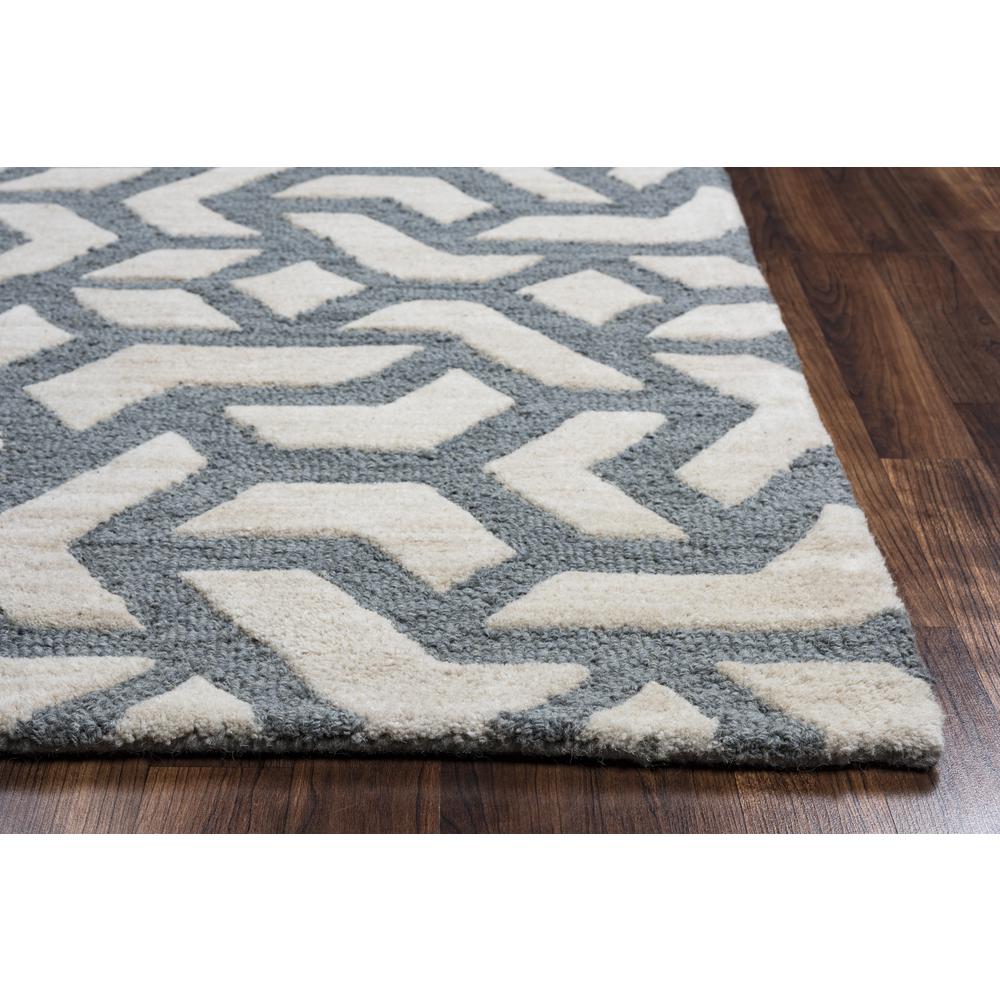 Berlin Neutral 8' x 10' Hand-Tufted Rug- BN1006. Picture 2