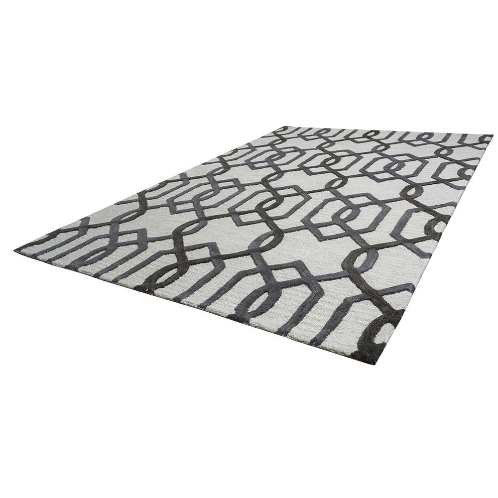 Berlin Gray 10' x 14' Hand-Tufted Rug- BN1008. Picture 9