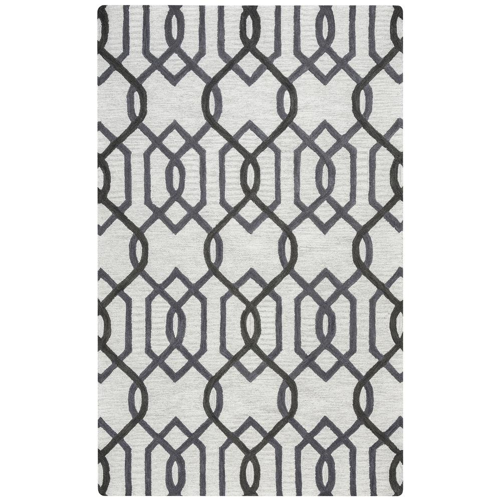 Berlin Gray 10' x 14' Hand-Tufted Rug- BN1008. Picture 12