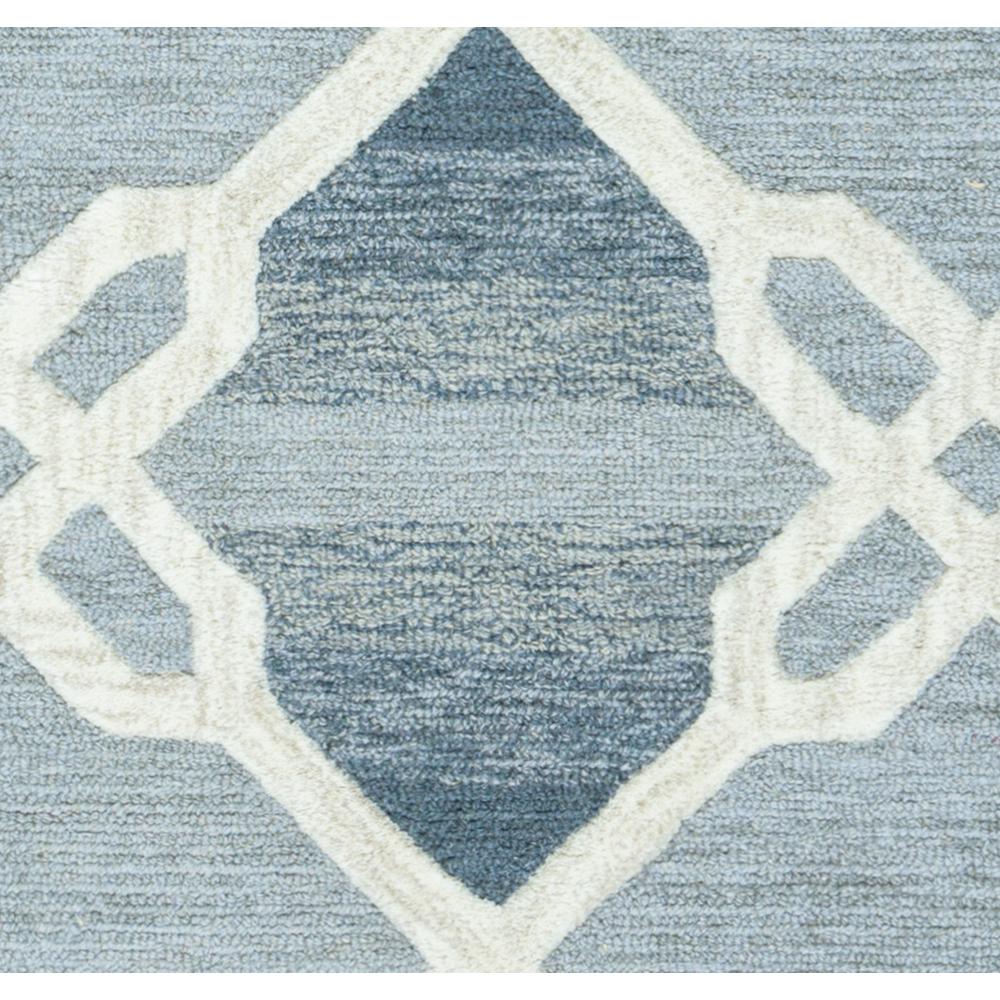 Berlin Blue 8' x 10' Hand-Tufted Rug- BN1010. Picture 3