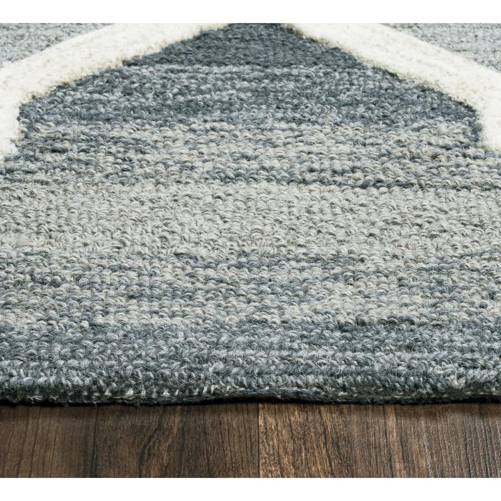 Berlin Blue 8' x 10' Hand-Tufted Rug- BN1010. Picture 5