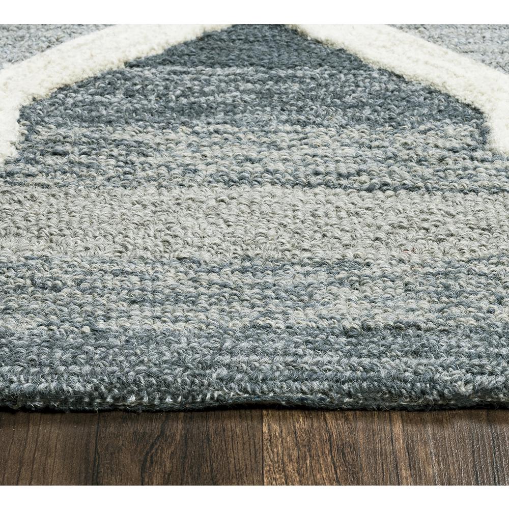 Berlin Blue 8' x 10' Hand-Tufted Rug- BN1010. Picture 12
