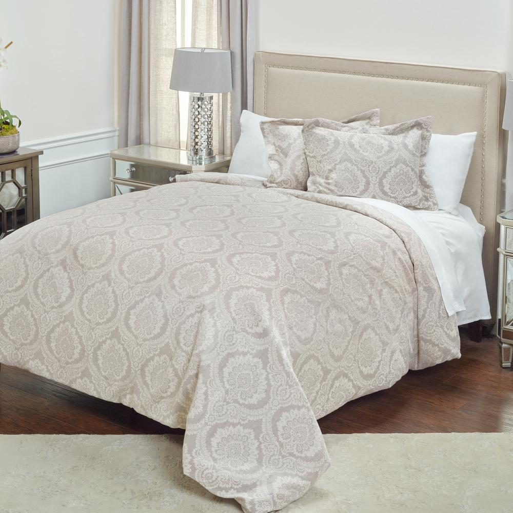 Rizzy Home 90" x 92" Duvet - BT3011. Picture 1