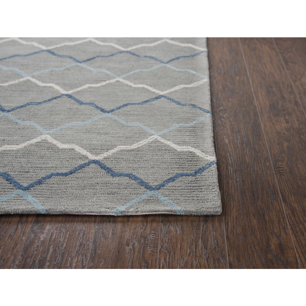 Cascade Gray 9' x 12' Hand-Tufted Rug- CD1004. Picture 1
