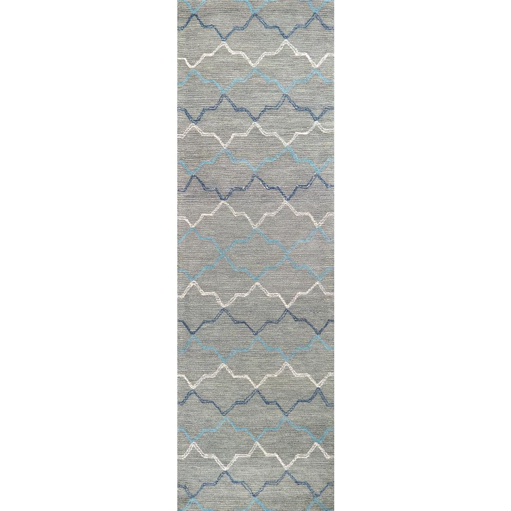 Cascade Gray 9' x 12' Hand-Tufted Rug- CD1004. Picture 7