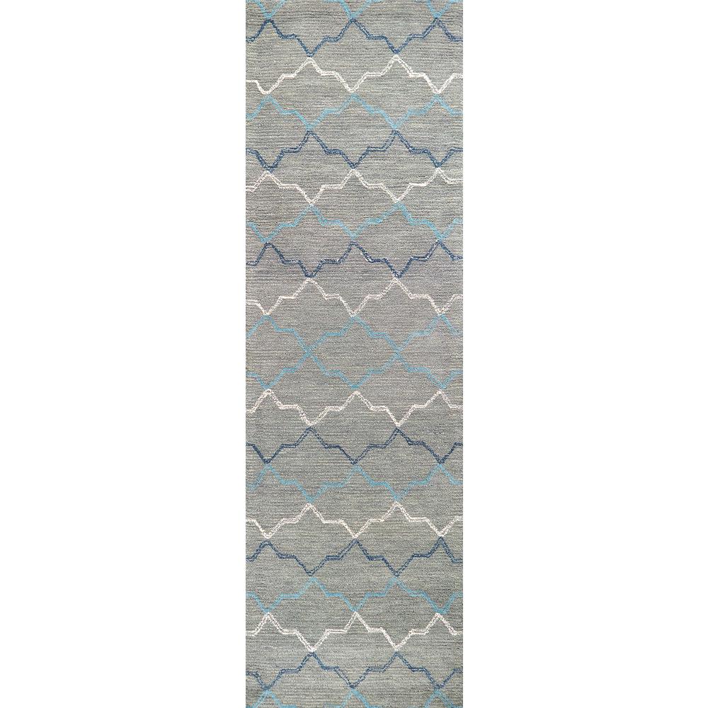 Cascade Gray 9' x 12' Hand-Tufted Rug- CD1004. Picture 14
