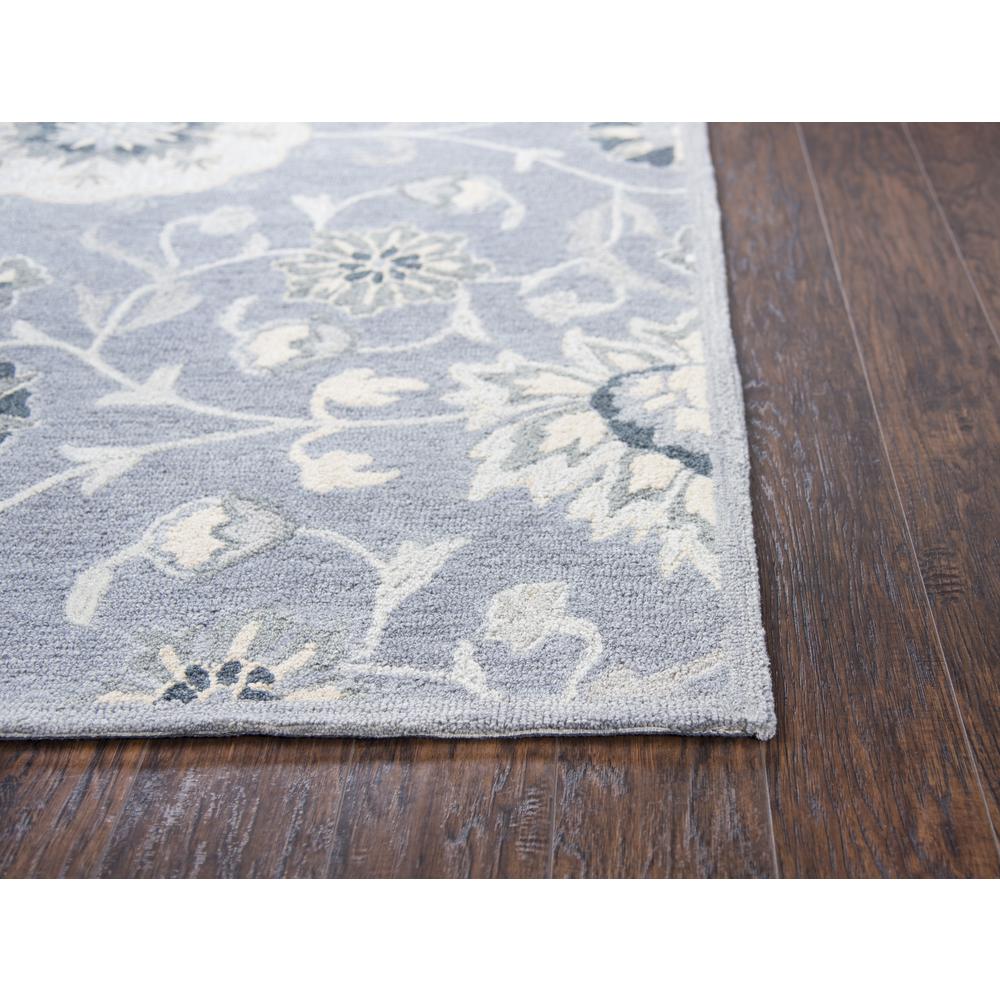 Cascade Gray 9' x 12' Hand-Tufted Rug- CD1008. Picture 1