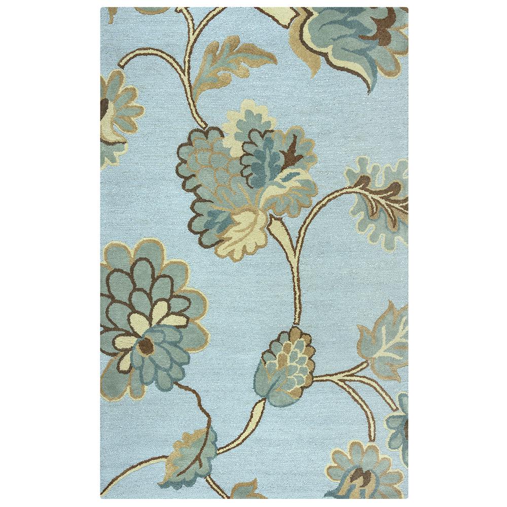 Charming Blue 8' x 10' Hand-Tufted Rug- CM1002. Picture 12
