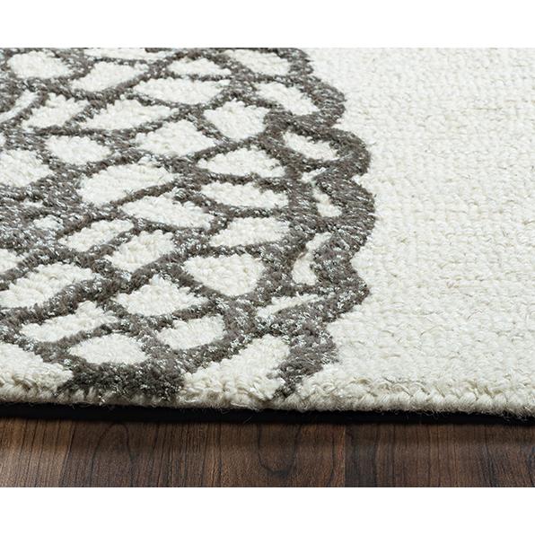 Charming Gray 10' x 14' Hand-Tufted Rug- CM1005. Picture 13