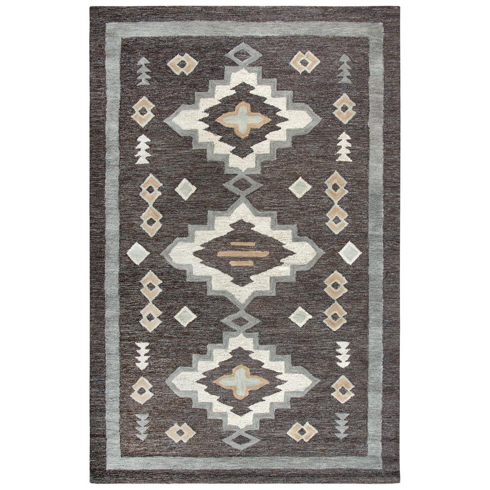 Durango Gray 8' x11' Hand-Tufted Rug- DR1000. Picture 4
