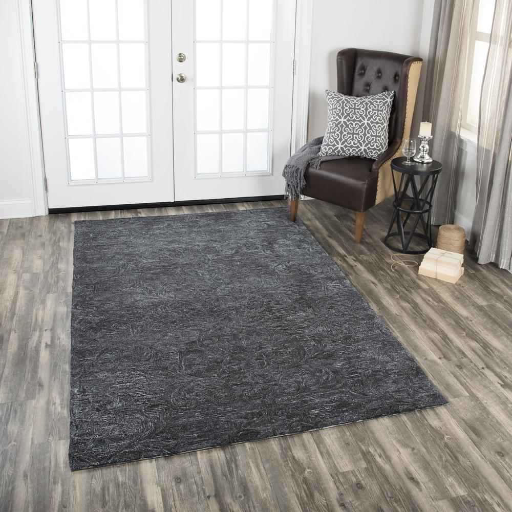 Emerson Gray 9' x 12' Hand-Tufted Rug- ES1021. Picture 6