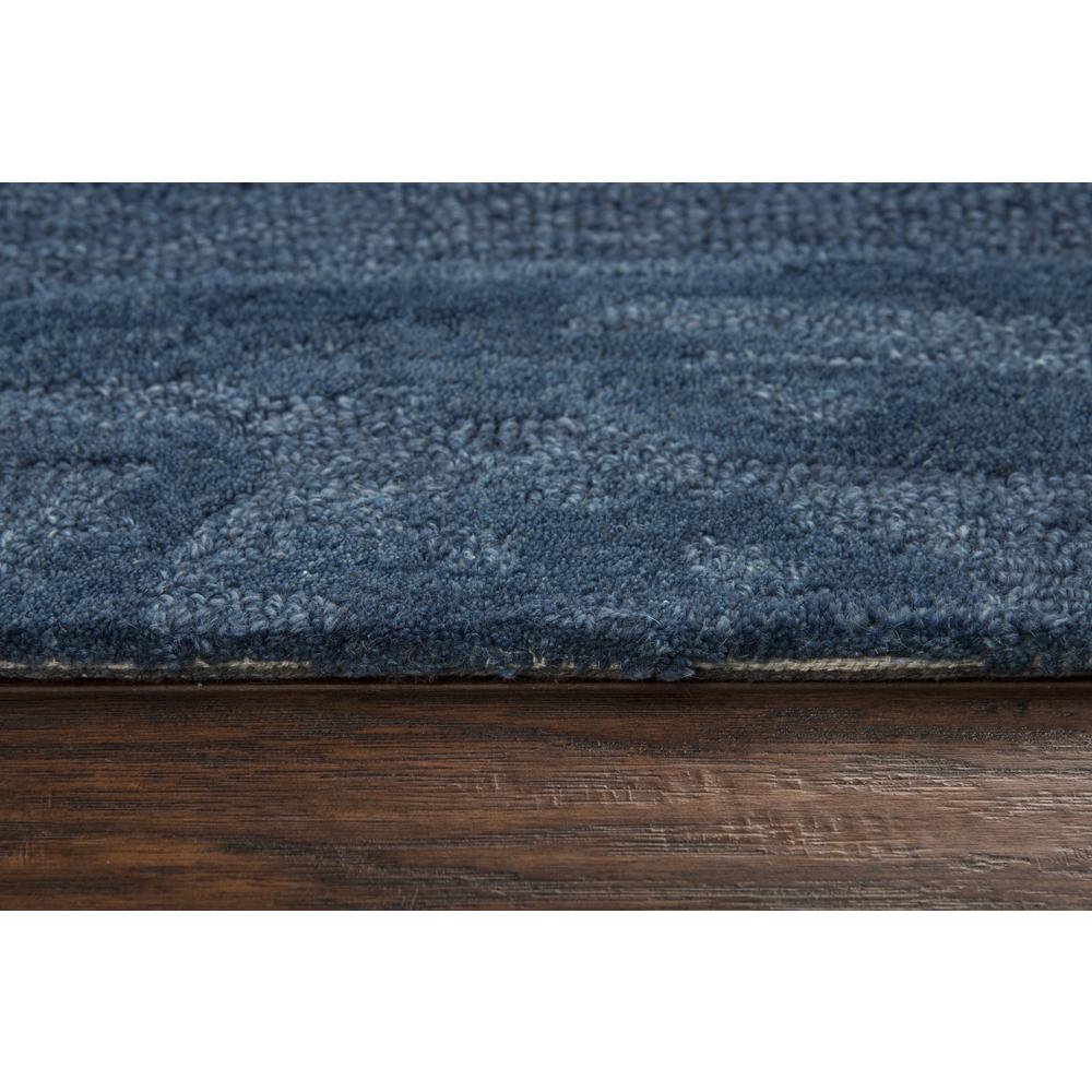 Hand Tufted Cut & Loop Pile Wool Rug, 9' x 12'. Picture 5