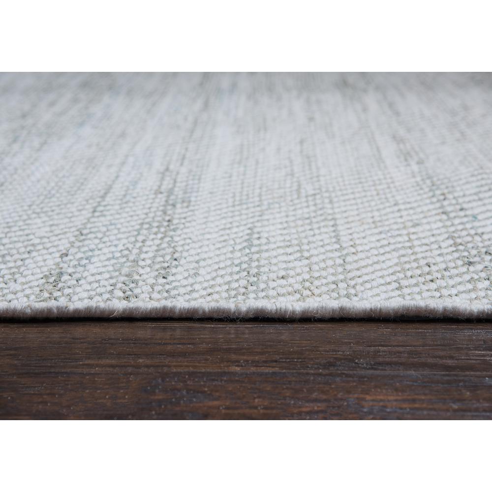 Hand Woven Flat Weave Pile Jute/ Wool Rug, 5' x 8'. Picture 14