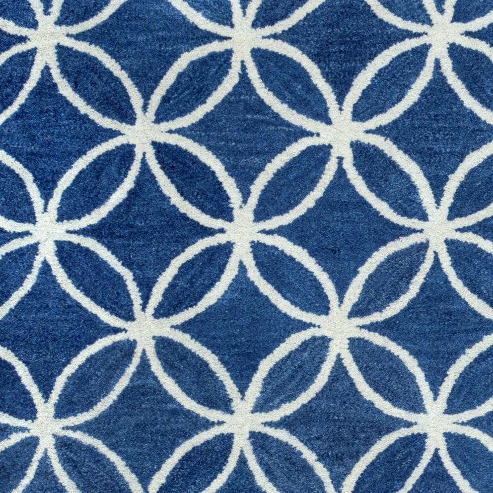 Holland Blue 10' x 14' Hand-Tufted Rug- HO1000. Picture 2
