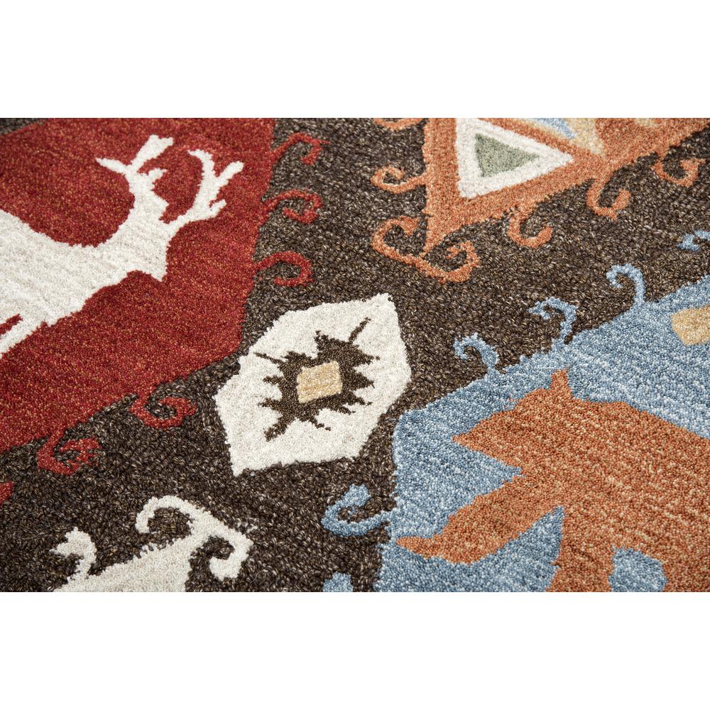 Itasca Brown 5' x 8' Hand-Tufted Rug- IT1001. Picture 9