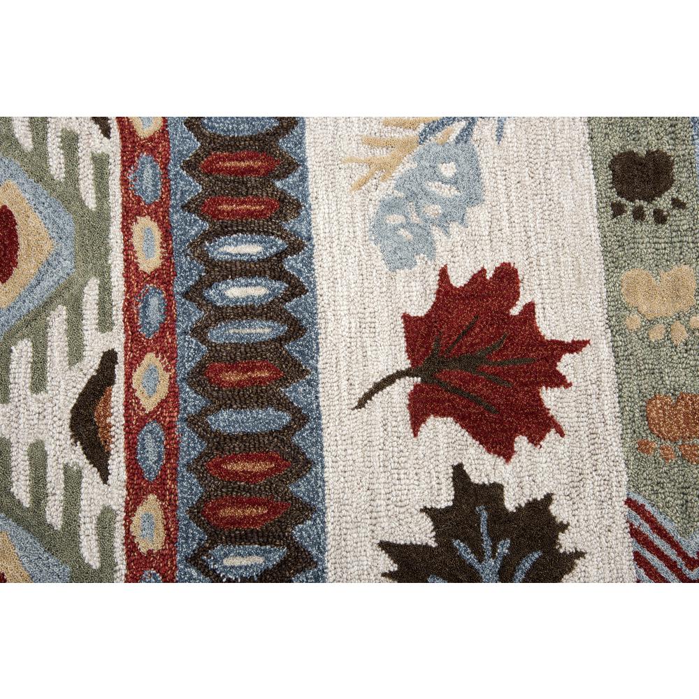 Itasca Neutral 5' x 8' Hand-Tufted Rug- IT1003. Picture 2