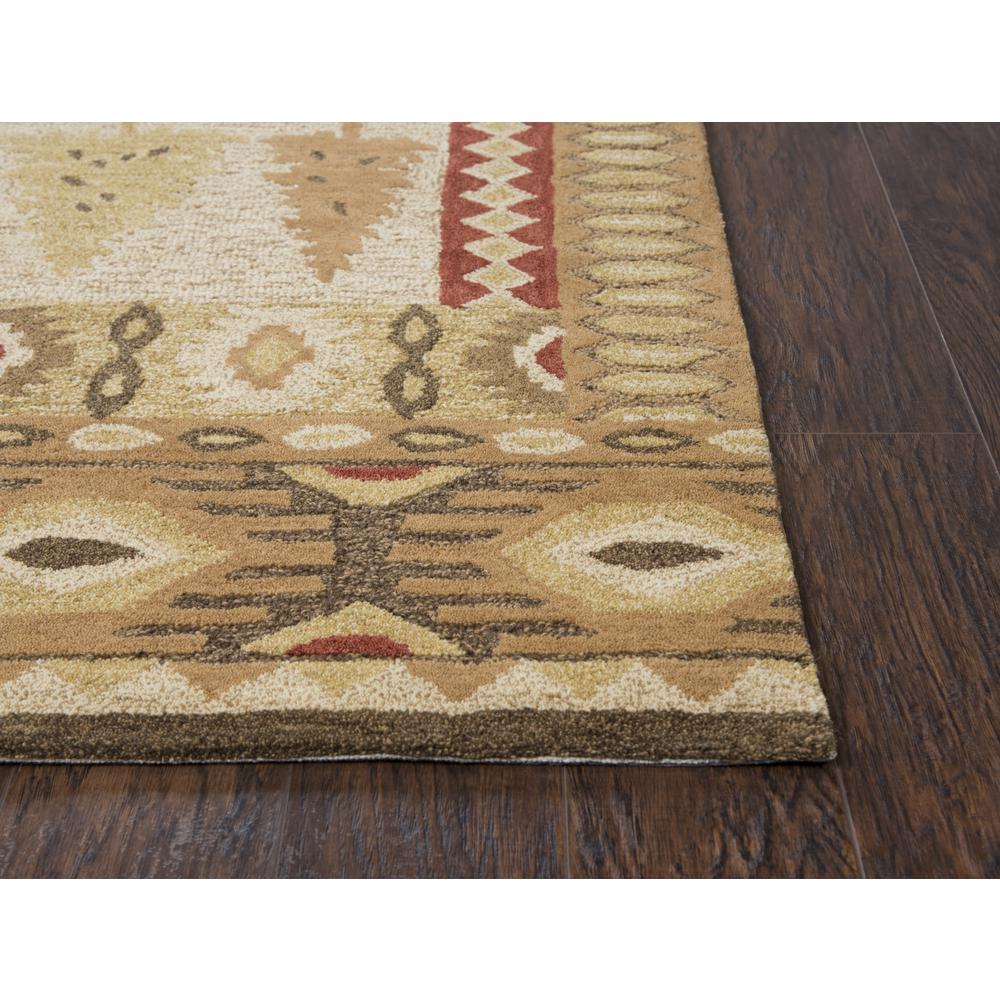 Itasca Brown 5' x 8' Hand-Tufted Rug- IT1004. Picture 1