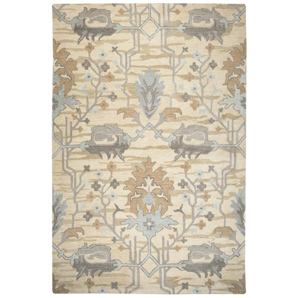 Liberty Neutral 8' x 10' Hand-Tufted Rug- LB1007. Picture 3