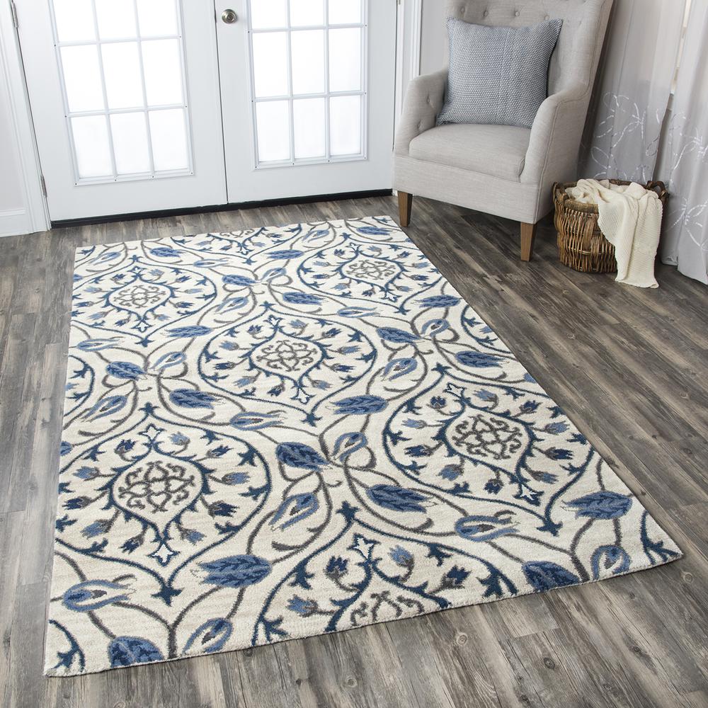 Liberty Neutral 10' x 14' Hand-Tufted Rug- LB1021. Picture 12