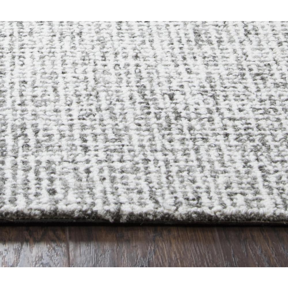 Hand Tufted Loop Pile Wool Rug, 10' x 14'. Picture 4