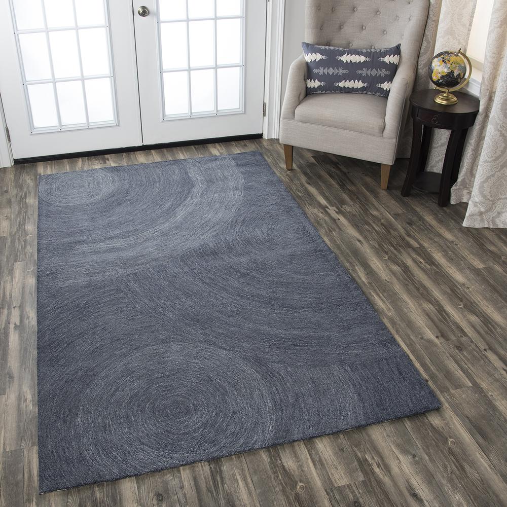 London Gray 8' x 10' Hand-Tufted Rug- LD1015. Picture 11