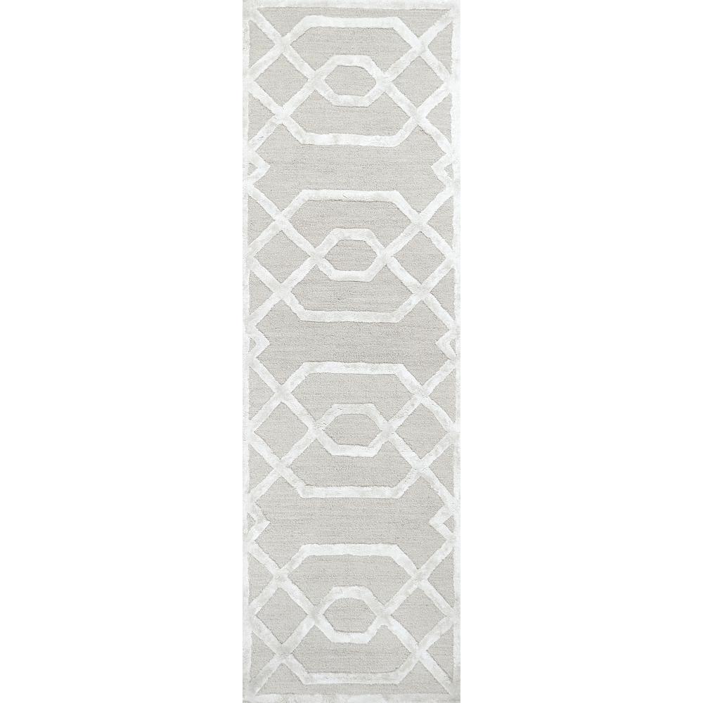 Madison Neutral 8' x 10' Hand-Tufted Rug- MI1011. Picture 5
