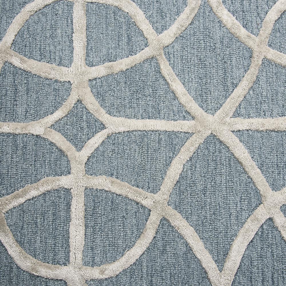 Madison Blue 8' x 10' Hand-Tufted Rug- MI1014. Picture 7
