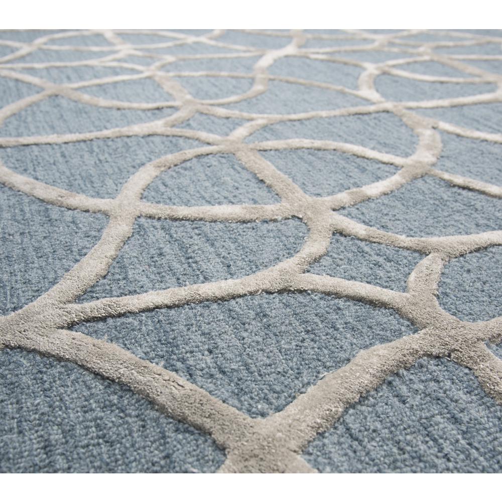 Madison Blue 8' x 10' Hand-Tufted Rug- MI1014. Picture 3