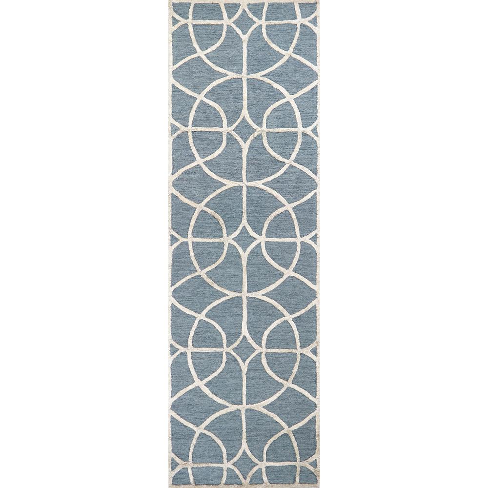 Madison Blue 8' x 10' Hand-Tufted Rug- MI1014. Picture 5