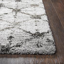 Midnight Gray 5'3" x 7'3" Power-Loomed Rug- MT1004. Picture 7