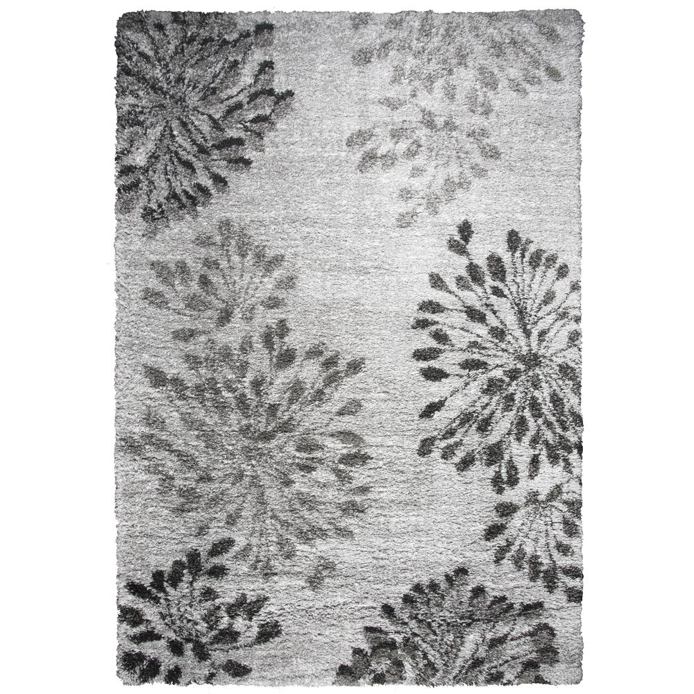 Midnight Gray 5'3" x 7'3" Power-Loomed Rug- MT1007. Picture 3