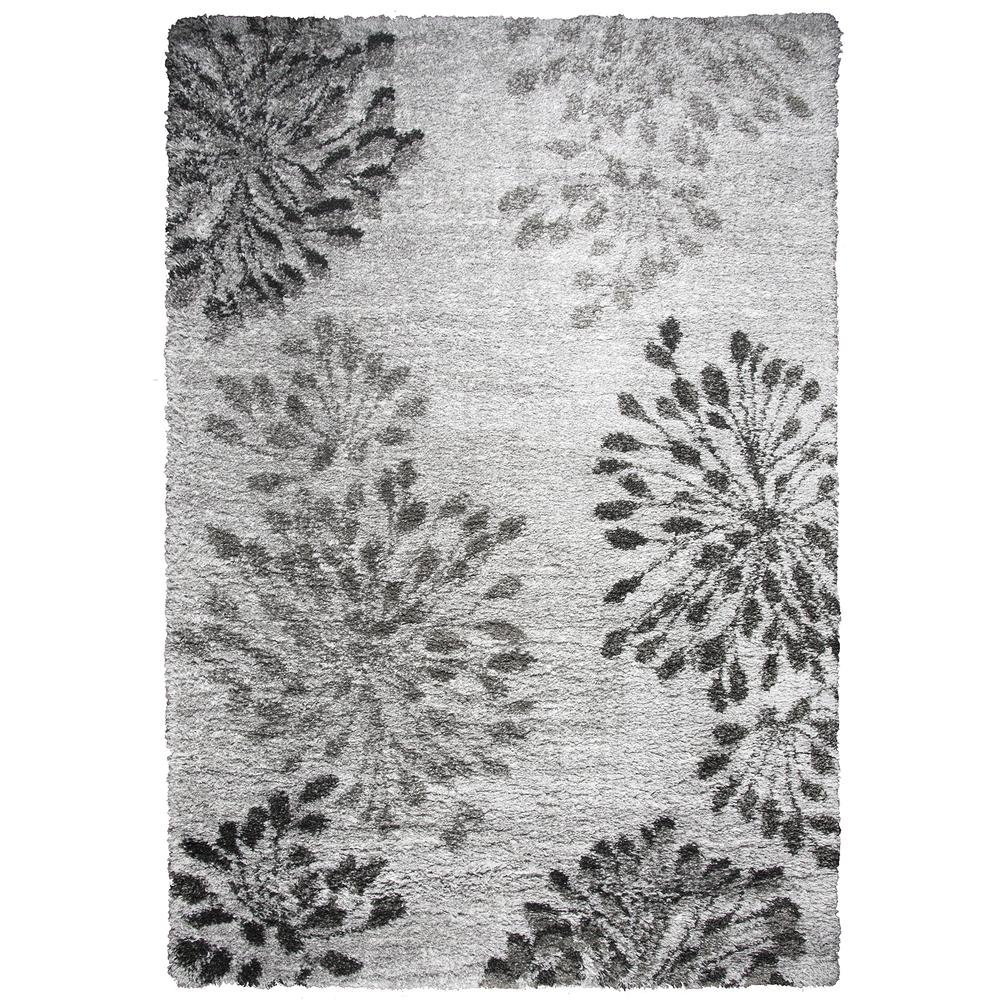 Midnight Gray 5'3" x 7'3" Power-Loomed Rug- MT1007. Picture 8