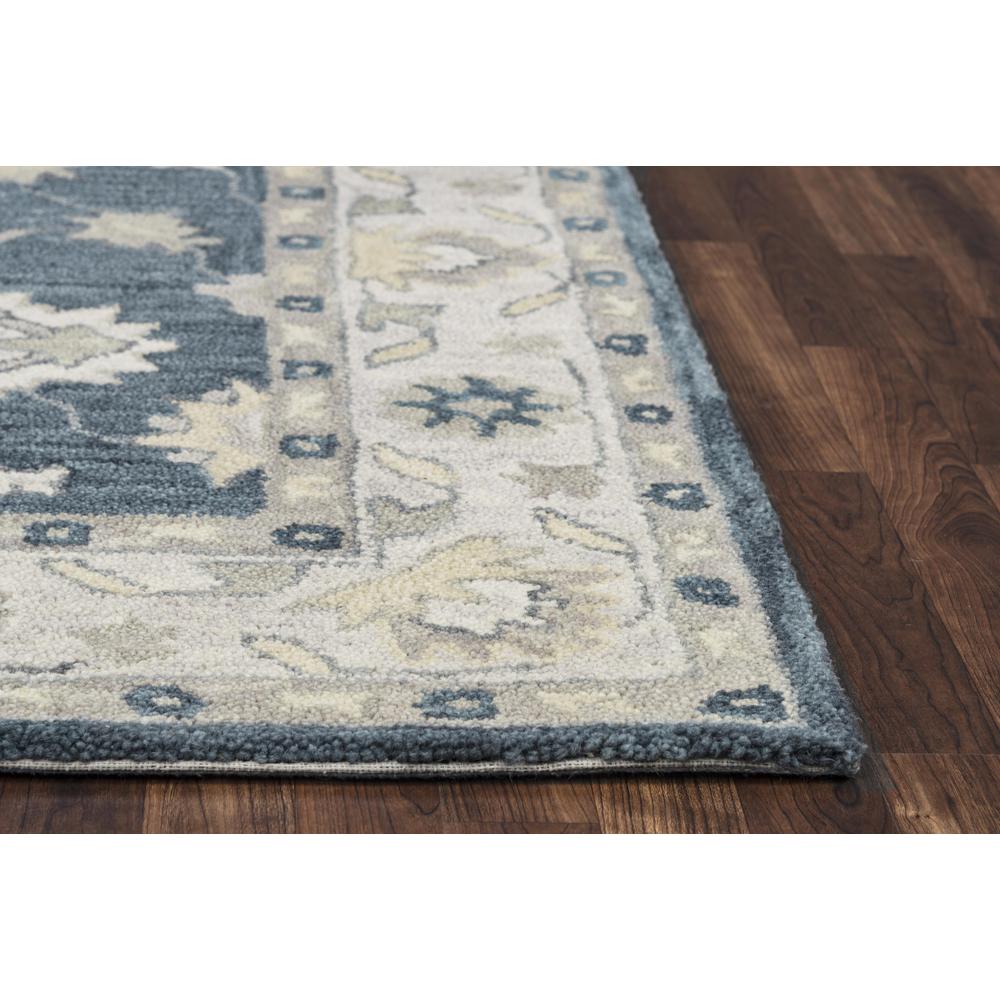 Hand Tufted Cut Pile Wool Rug, 5' x 8'. Picture 2