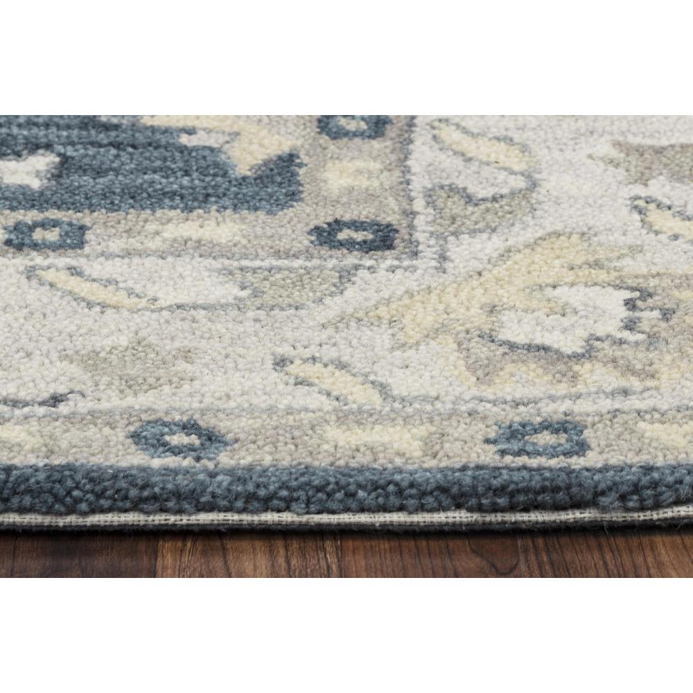 Hand Tufted Cut Pile Wool Rug, 5' x 8'. Picture 4