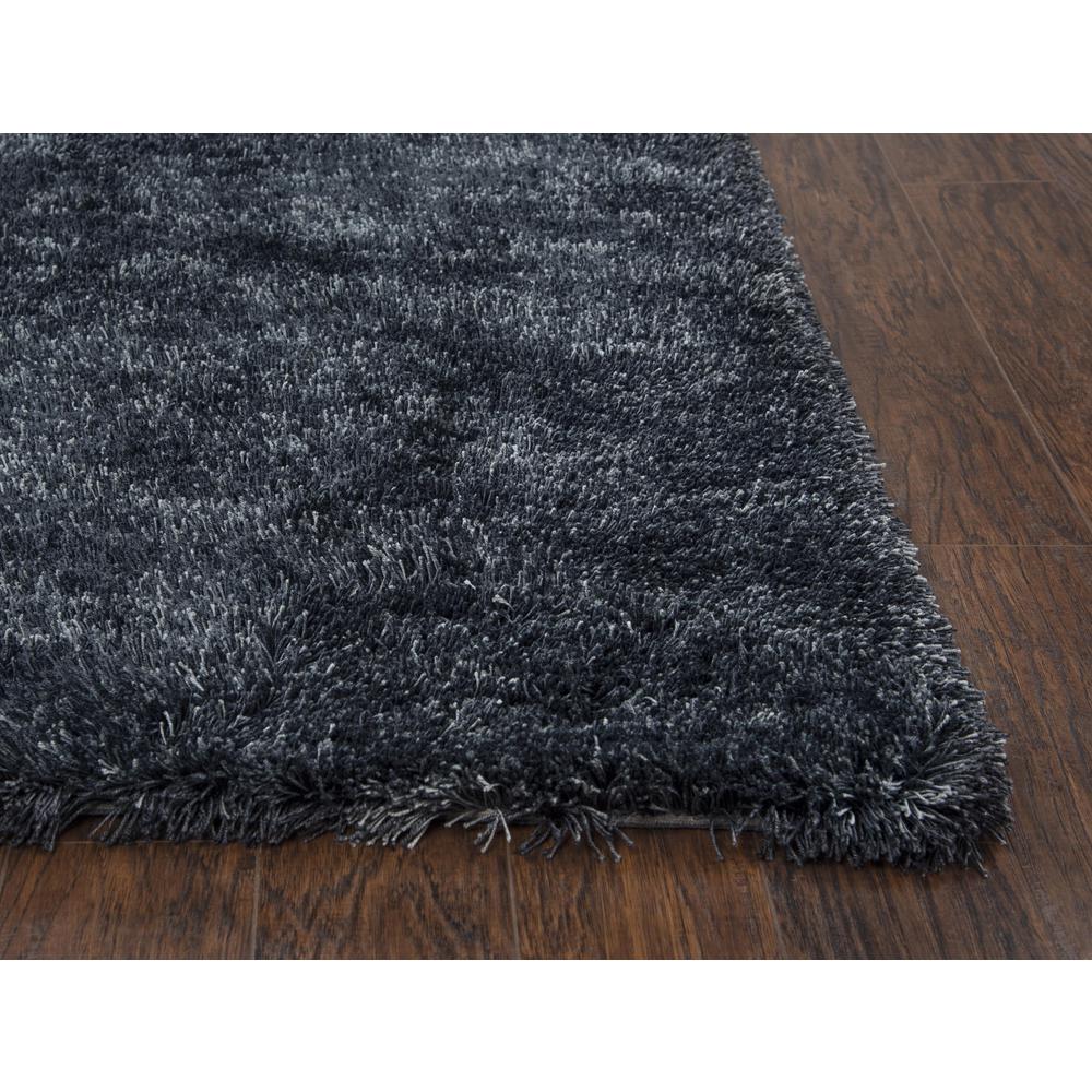 Hand Tufted Cut Pile Polyester Rug, 7'6" x 9'6". Picture 3